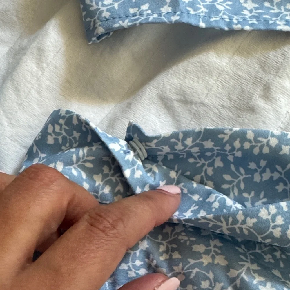 Blue Floral Two-Piece Set - Picture 2 of 5